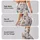 Charcoal Paw Prints on Ivory for Yoga, Pilates, and Everyday Casual Wear Leggings - 2