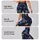 Golden Stars Beneath Midnight Skies for Yoga, Pilates, and Everyday City Adventures Leggings - 2