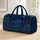 Neon Dog Sketches and Paw Prints for Twilight Lake Travel and Weekend Adventures Quilted Weekend Bag - 1