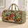 Apples, Pears & Cherries for Orchard Picnics, Market Days and Rustic Country Getaways Quilted Weekend Bag - 1