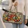 Apples, Pears & Cherries for Orchard Picnics, Market Days and Rustic Country Getaways Quilted Weekend Bag - 2