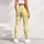 Yellow And White Gingham Checks For Yoga Pilates And Bright Everyday Outfits Leggings - 5