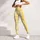 Yellow And White Gingham Checks For Yoga Pilates And Bright Everyday Outfits Leggings - 4