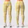 Yellow And White Gingham Checks For Yoga Pilates And Bright Everyday Outfits Leggings - 1