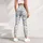 Blue Bow And Tiny Floral Motifs For Yoga, Pilates, And Everyday Outings Leggings - 6