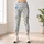 Blue Bow And Tiny Floral Motifs For Yoga, Pilates, And Everyday Outings Leggings - 4