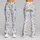 Blue Bow And Tiny Floral Motifs For Yoga, Pilates, And Everyday Outings Leggings - 9