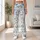 Blue Bow And Tiny Floral Motifs For Yoga, Pilates, And Everyday Outings Leggings - 11