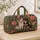 Chihuahua Dogs and Coral Roses for Weekend Getaways and Everyday Travel Lovers Gift Quilted Weekend Bag - 4