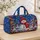 Cheerful Snowmen in Snowfall for Cozy Winter Getaways and Festive Holiday Travel Quilted Weekend Bag - 4