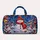 Cheerful Snowmen in Snowfall for Cozy Winter Getaways and Festive Holiday Travel Quilted Weekend Bag - 6