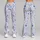 Blue Wildflower Sprigs For Yoga, Pilates And Everyday Activewear Leggings - 9