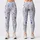 Blue Wildflower Sprigs For Yoga, Pilates And Everyday Activewear Leggings - 3