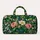 Lime Teal Greenhouse Blooms for Relaxed Weekend Getaways and Botanical Travel Escapes Quilted Weekend Bag - 6