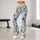 Blue Wildflower Vines for Yoga, Pilates, and Everyday Errands for Active Women Leggings - 10