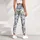 Blue Wildflower Vines for Yoga, Pilates, and Everyday Errands for Active Women Leggings - 5