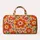 Retro Coral And Orange Flower Rings For Sunny Desert Road Trips And Relaxed Getaways Quilted Weekend Bag - 6