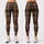 Rich Brown Heritage Plaid for Yoga, Pilates, Commuting and Everyday Casual Style Leggings - 1