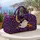 Friendly Ghost Witch Hat And Moon For Spooky Halloween Nights And Candy Fun Quilted Weekend Bag - 5