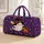 Friendly Ghost Witch Hat And Moon For Spooky Halloween Nights And Candy Fun Quilted Weekend Bag - 1