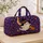 Friendly Ghost Witch Hat And Moon For Spooky Halloween Nights And Candy Fun Quilted Weekend Bag - 4
