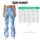 Icy Blue Crosshatch Geometry for Yoga, Pilates, and Everyday City Wear for Women Leggings - 7