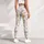Pastel Gingham With Tiny Daisies For Yoga, Pilates, And Everyday Errands For Women Leggings - 5