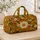 Daisy Rainbow Mushroom Acorn Lakeside Camping Gifts for Autumn Nature Lovers Quilted Weekend Bag - 4