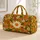 Daisy Rainbow Mushroom Acorn Lakeside Camping Gifts for Autumn Nature Lovers Quilted Weekend Bag - 1