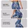 Ivory Wildflower Vines on Cobalt Blue for Yoga, Pilates and Everyday Wear Leggings - 2