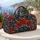 Red Poppies, Golden Wheat and Stars for Autumn Travel and Countryside Escapes Quilted Weekend Bag - 5