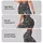 Ivory Rose Sprigs on Charcoal for Yoga, Pilates and Everyday Casual Wear Leggings - 2