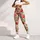 Blush Strawberry And Daisy Motifs For Yoga Pilates And Everyday Wear Leggings - 5