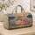 Blush Rose And Lavender Blooms For Serene Lakeside Sunrise Travel And Getaways Quilted Weekend Bag - 4