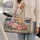 Blush Rose And Lavender Blooms For Serene Lakeside Sunrise Travel And Getaways Quilted Weekend Bag - 2