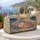 Blush Rose And Lavender Blooms For Serene Lakeside Sunrise Travel And Getaways Quilted Weekend Bag - 5