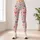 Coral And Charcoal Hearts For Yoga, Pilates, Commutes And Casual Days Leggings - 4