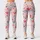 Coral And Charcoal Hearts For Yoga, Pilates, Commutes And Casual Days Leggings - 1