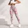 Coral And Charcoal Hearts For Yoga, Pilates, Commutes And Casual Days Leggings - 5