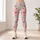 Coral And Charcoal Hearts For Yoga, Pilates, Commutes And Casual Days Leggings - 6