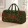 Holiday Holly, Pine and Scarlet Bows for Festive Winter Getaways and Christmas Travel Quilted Weekend Bag - 1