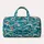 Teal Ocean Waves and Coral Hearts for Beach Days, Coastal Travel, and Summer Getaways Quilted Weekend Bag - 6