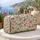 Watermelon and Sage Green Botanicals for Sunny Summer Getaways, Beach Days and Picnics Quilted Weekend Bag - 5