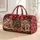 Whimsical Gingerbread Village and Candy Tree for Cozy Christmas Holiday Getaways Quilted Weekend Bag - 1