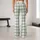 Sage Green Gingham Checks for Yoga Pilates and Everyday Casual Wear Leggings - 10