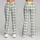 Sage Green Gingham Checks for Yoga Pilates and Everyday Casual Wear Leggings - 9