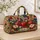 Scarlet Apple Cherry Orchard Harvest for Rustic Weekend Getaways and Autumn Travel Quilted Weekend Bag - 4
