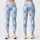 Soft Blue Heart Argyle Checks for Yoga, Pilates, and Everyday Activewear Looks Outdoors Leggings - 3