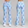Soft Blue Heart Argyle Checks for Yoga, Pilates, and Everyday Activewear Looks Outdoors Leggings - 9