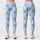 Soft Blue Heart Argyle Checks for Yoga, Pilates, and Everyday Activewear Looks Outdoors Leggings - 1
